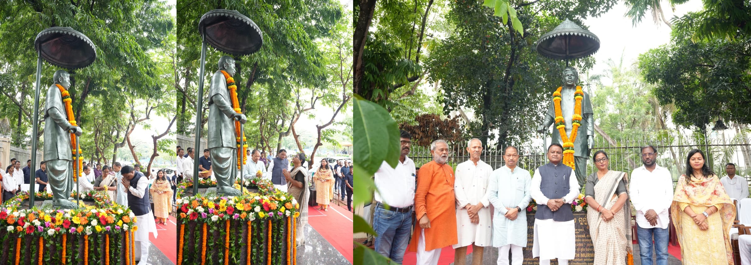 Floral Tribute on the 121st Birth Anniversary of Pandit Raghunath Murm...